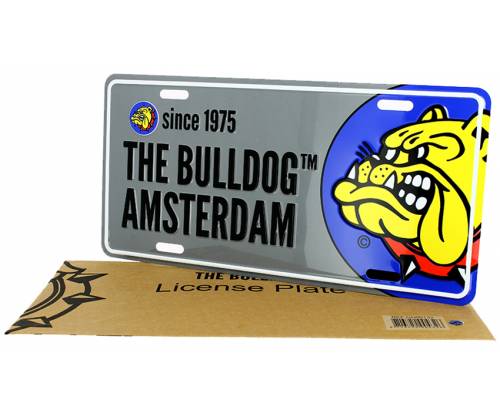 The Bulldog Amsterdam License Plate - Ασημί - Τιμή: 10,00€