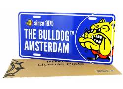 The Bulldog Amsterdam License Plate - Μπλε