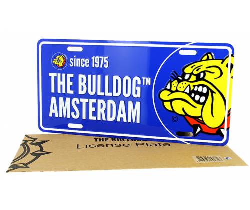 The Bulldog Amsterdam License Plate - Μπλε - Τιμή: 10,00€