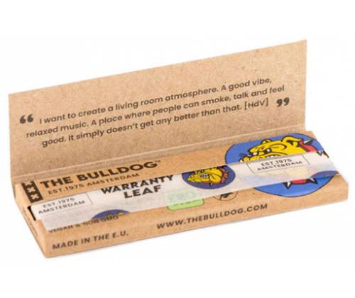 The Bulldog Χαρτάκια - Natural - 1¼ 50τεμ. - Τιμή: 50,00€