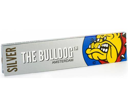 The Bulldog Rolling Papers - Silver - King Size Slim -  Price: 1,20€