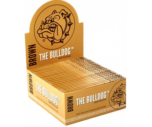 The Bulldog Χαρτάκια - Ακατέργαστο - King Size Slim 50τεμ. - Τιμή: 60,00€