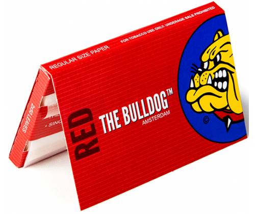 The Bulldog Χαρτάκια - Double - Κόκκινο - Τιμή: 1,00€