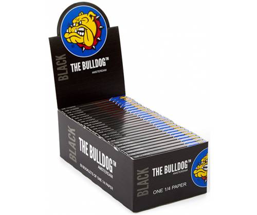 The Bulldog Χαρτάκια - Μαύρο - 1¼ 50τεμ. - Τιμή: 50,00€