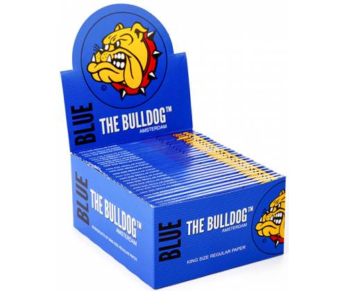 The Bulldog Χαρτάκια - Μπλε - King Size 50τεμ. - Τιμή: 50,00€