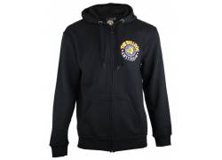 The Bulldog Amsterdam Φούτερ Original Zoodie με Φερμουάρ - Black 