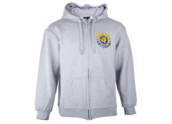 The Bulldog Amsterdam Φούτερ Original Zoodie με Φερμουάρ - Grey