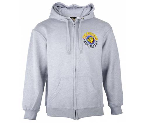 The Bulldog Amsterdam Φούτερ Original Zoodie με Φερμουάρ - Grey - Τιμή: 59,90€