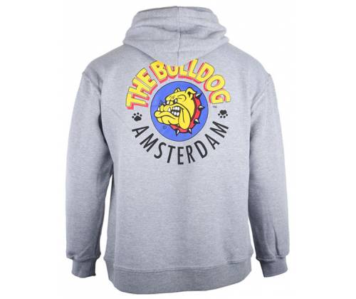 The Bulldog Amsterdam Φούτερ Original Zoodie με Φερμουάρ - Grey - Τιμή: 59,90€