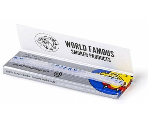 The Bulldog Χαρτάκια - Ασημί - Regular Size - Τιμή: 0,50€