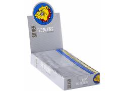 The Bulldog Χαρτάκια - Ασημί 50φ. - Regular Size 25τεμ.