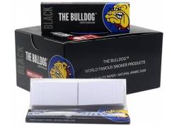 The Bulldog Χαρτάκια - Μαύρο 50φ. - 1¼ + Tips 24τεμ.