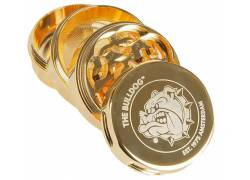 The Bulldog Amsterdam Grinder Τρίφτης Καπνού Πολυτελείας από Χρυσό 24 Καρατίων (Real Gold) 55mm- 4 Parts