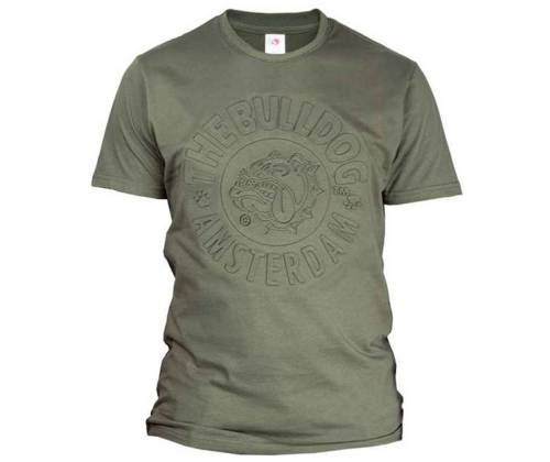 The Bulldog Amsterdam Μπλουζάκι Embossed Army Green - Small - Τιμή: 28,90€