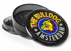 The Bulldog Amsterdam Grinder Διάφανο Πλαστικό Μαύρο 60mm - 3 Parts