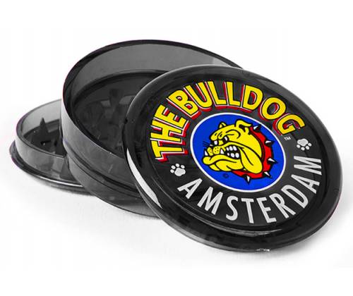 The Bulldog Amsterdam Grinder Διάφανο Πλαστικό Μαύρο - 3 Parts - Τιμή: 5,00€