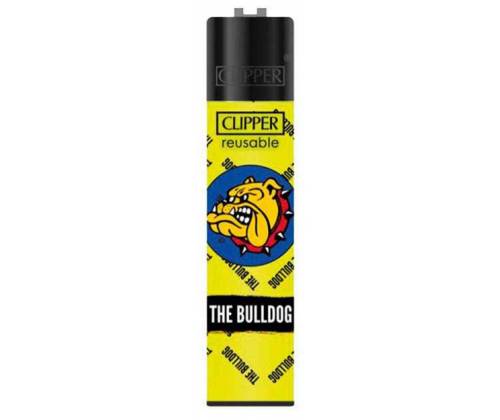 The Bulldog Amsterdam Αναπτήρας Clipper Patterns - Κίτρινο - Τιμή: 1,70€