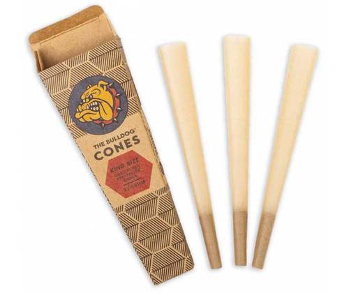 Κώνος The Bulldog Unbleached - King Size 3τεμ. - Τιμή: 2,00€