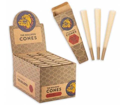 Κώνος The Bulldog Unbleached - King Size 3τεμ. - Τιμή: 2,00€