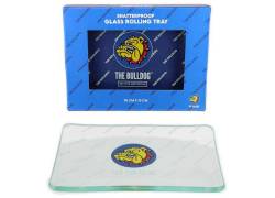 The Bulldog Rolling Tray Γυάλινος Δίσκος Διάφανος Mini (16x12cm)