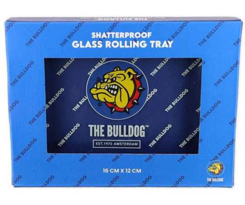 The Bulldog Rolling Tray Γυάλινος Δίσκος Διάφανος Mini (16x12cm) - Τιμή: 11,90€