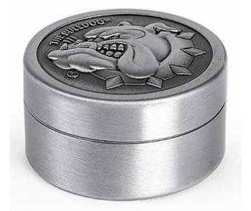 The Bulldog Amsterdam Grinder Μεταλλικό Ασημί 40mm - 2 Parts NEW DESIGN - Τιμή: 10,00€