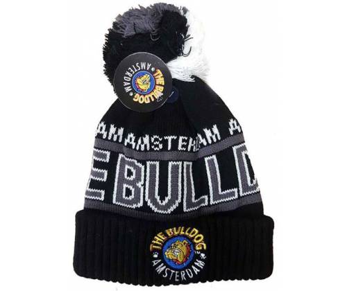 The Bulldog Amsterdam Σκούφος - Winter Beanie Black, Grey, White - Τιμή: 19,90€