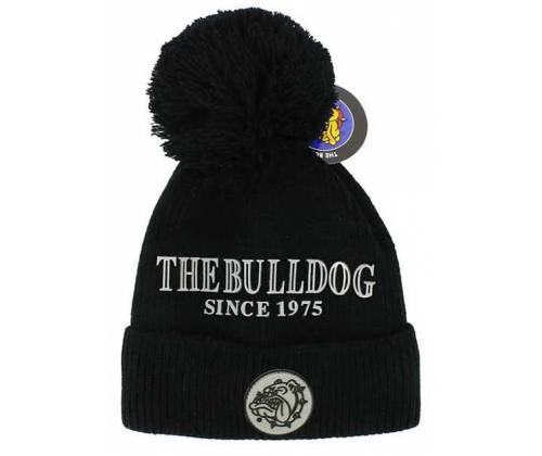 The Bulldog Amsterdam Σκούφος Μαύρο - Winter Beanie Black - Τιμή: 19,90€