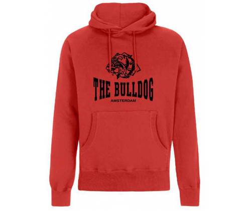 The Bulldog Amsterdam Sweatshirt Original Hoodie Vintage Red -  Price: 65,90€
