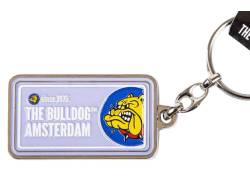 The Bulldog Amsterdam Μεταλλικό Μπρελόκ Licence Plate - Μωβ