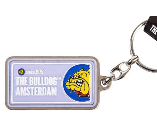 The Bulldog Amsterdam Μεταλλικό Μπρελόκ Licence Plate - Μωβ - Τιμή: 5,30€