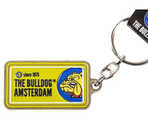 The Bulldog Amsterdam Μεταλλικό Μπρελόκ Licence Plate - Πράσινο Lime - Τιμή: 5,30€