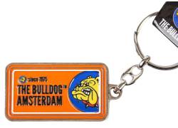 The Bulldog Amsterdam Μεταλλικό Μπρελόκ Licence Plate - Πορτοκαλί