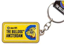 The Bulldog Amsterdam Μεταλλικό Μπρελόκ Licence Plate - Κίτρινο