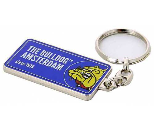 The Bulldog Amsterdam Μεταλλικό Μπρελόκ - Μπλε - Τιμή: 3,90€