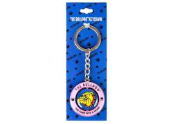 The Bulldog Amsterdam Μεταλλικό Μπρελόκ Ροζ - Keychain Flip Logo Design Pink
