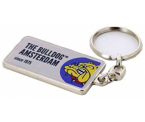 The Bulldog Amsterdam Μεταλλικό Μπρελόκ - Ασημί - Τιμή: 3,90€