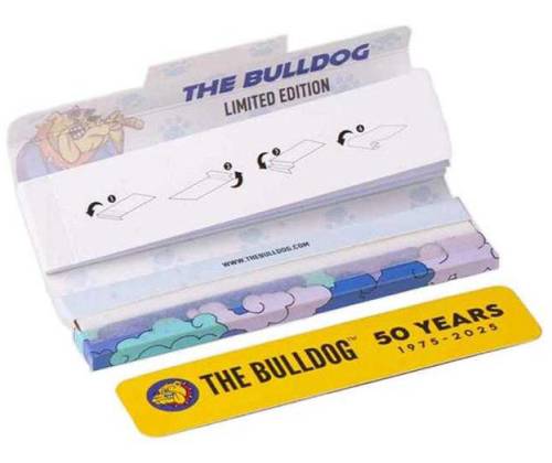 The Bulldog Χαρτάκια - 50 Years Limited Edition King Size Slim & Tips - Τιμή: 1,90€