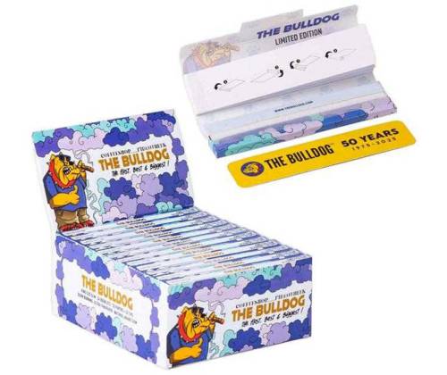 The Bulldog Χαρτάκια - 50 Years Limited Edition King Size Slim & Tips - Τιμή: 1,90€