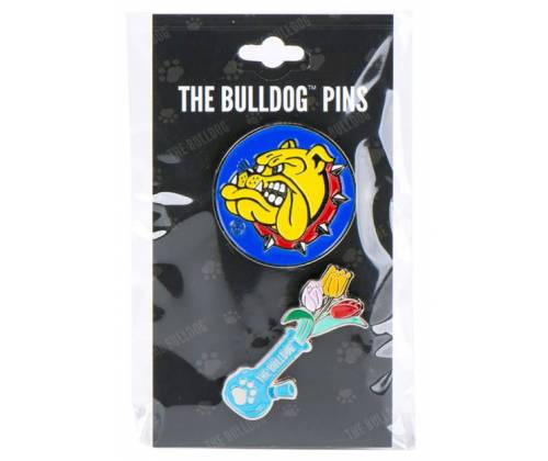 The Bulldog Amsterdam Μεταλλική Καρφίτσα - Set Logo and Bong 2τεμ. - Τιμή: 4,50€