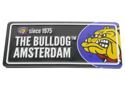 The Bulldog Amsterdam Διακοσμητικό Μαγνητάκι - Licenceplate Black (8x4cm)