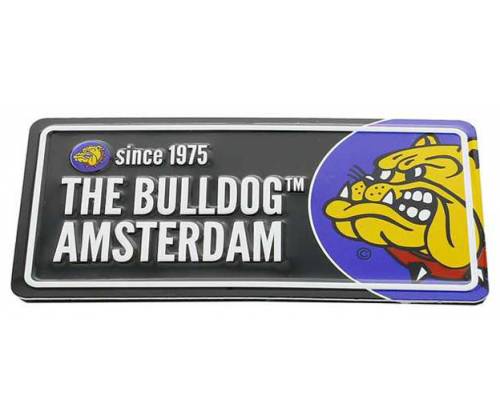The Bulldog Amsterdam Διακοσμητικό Μαγνητάκι - Licenceplate Black - Τιμή: 2,70€
