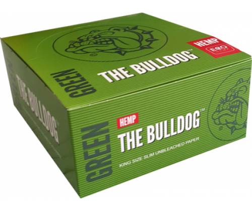 The Bulldog Χαρτάκια - Eco Hemp - Green - King Size Slim - 50τεμ. - Τιμή: 60,00€