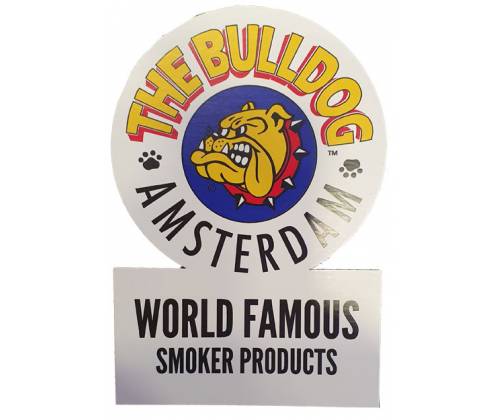 The Bulldog Amsterdam Διακοσμητικό Λευκό - 9x13cm - Τιμή: 0,45€