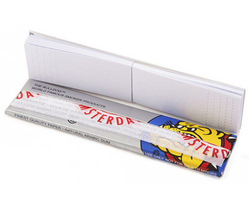 The Bulldog Χαρτάκια - Ασημί - King Size Slim + Tips 24τεμ - Τιμή: 36,00€