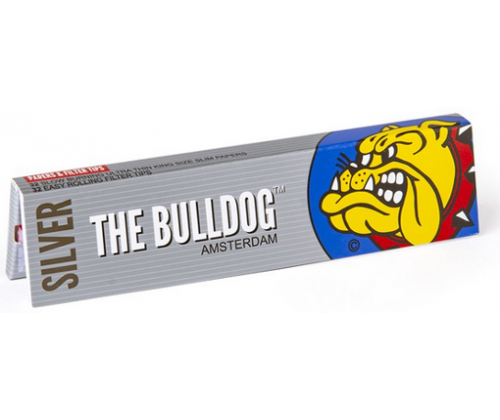 The Bulldog Χαρτάκια - Ασημί - King Size Slim + Tips - Τιμή: 1,50€