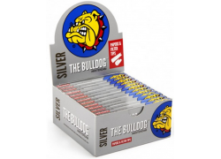 The Bulldog Χαρτάκια - Ασημί 33φ. - King Size Slim + Tips 24τεμ
