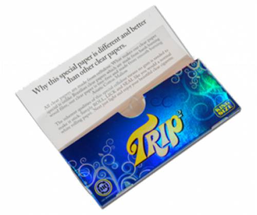 Trip2 Χαρτάκια - Clear - King Size - Τιμή: 0,80€
