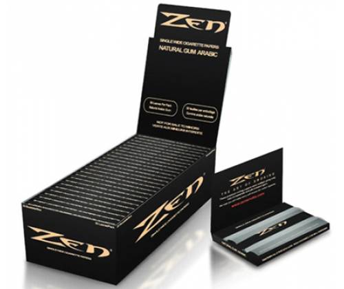 Zen Χαρτάκια - Organic Hemp - Double - Single Wide 25τεμ. - Τιμή: 11,25€