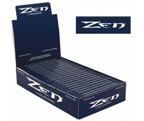 Zen Χαρτάκια Blue - Organic Hemp - 1¼ - Τιμή: 0,50€